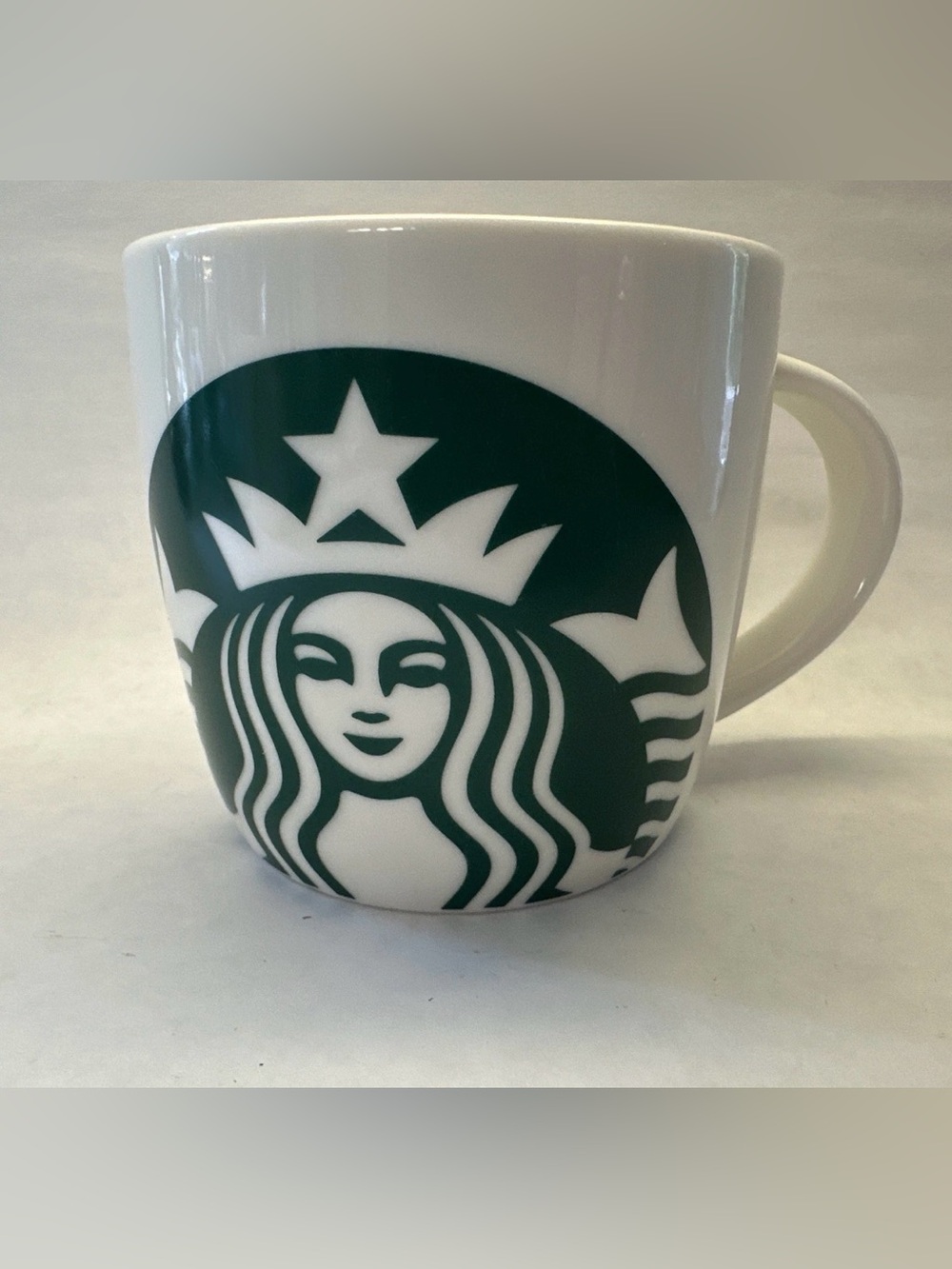 Starbucks 2017 Big Siren Logo Coffee Mug Cup 14oz White Green Oversized Mermaid